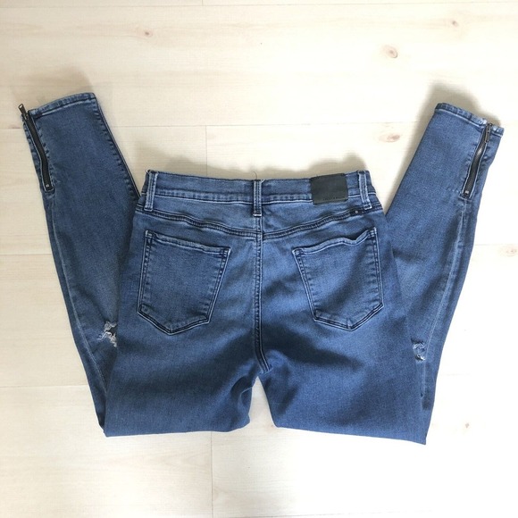 Lucky Brand Brooke Legging Jeans Womens Sz 8/29 Ripped Mid Rise Stretch Denim - Picture 7 of 11